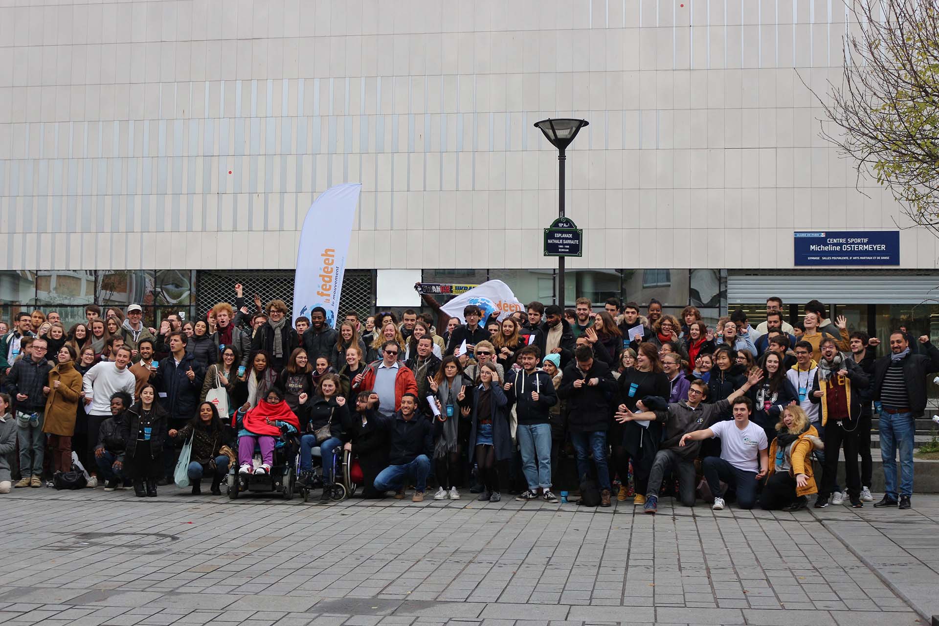 groupe étudiants de la fédé 100% handinamique rencontre nationale