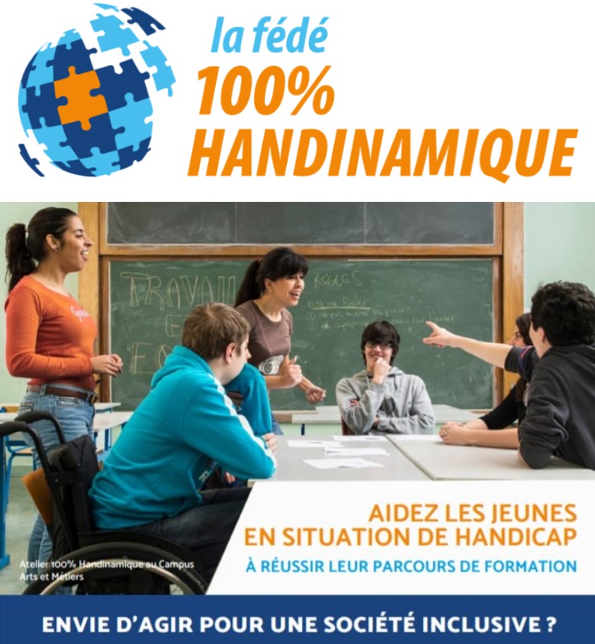 Taxe d’apprentissage 2023 : soutenez 100% Handinamique