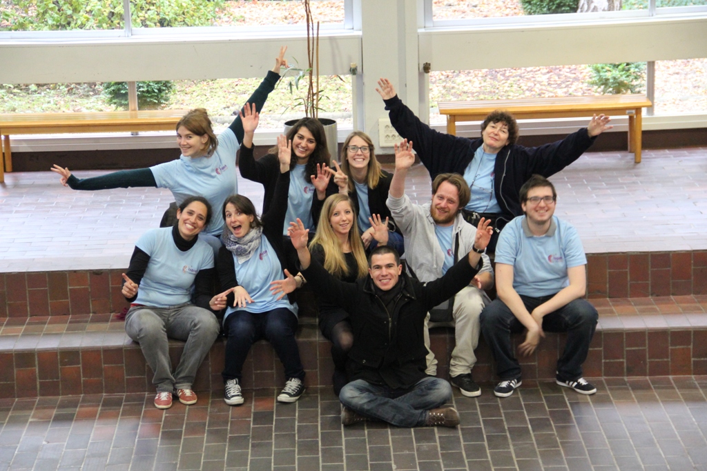 photo de groupe de bénévole